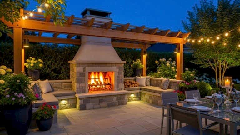 Barbekü Şömine: Dış Mekan Yaşam Alanlarınızı Sanata Dönüştürün